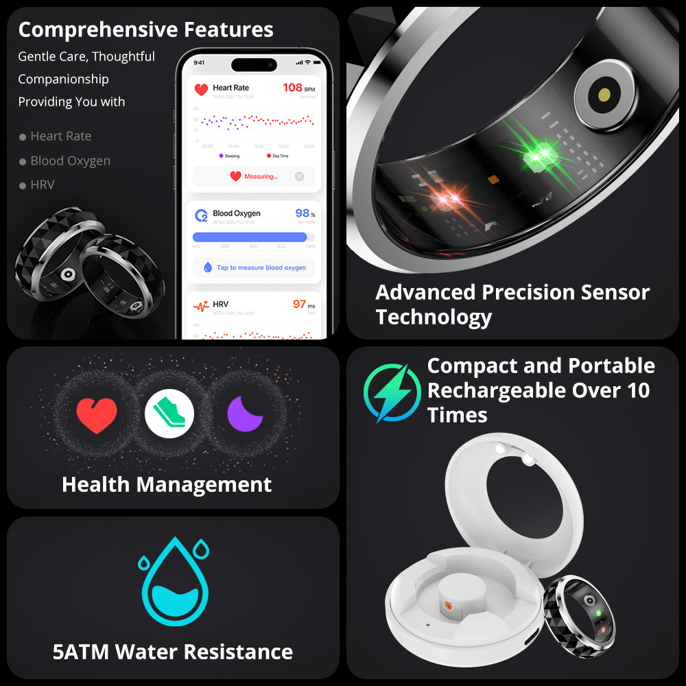 Anillo inteligente COLMI R11,  - Health Monitors reseña y precio