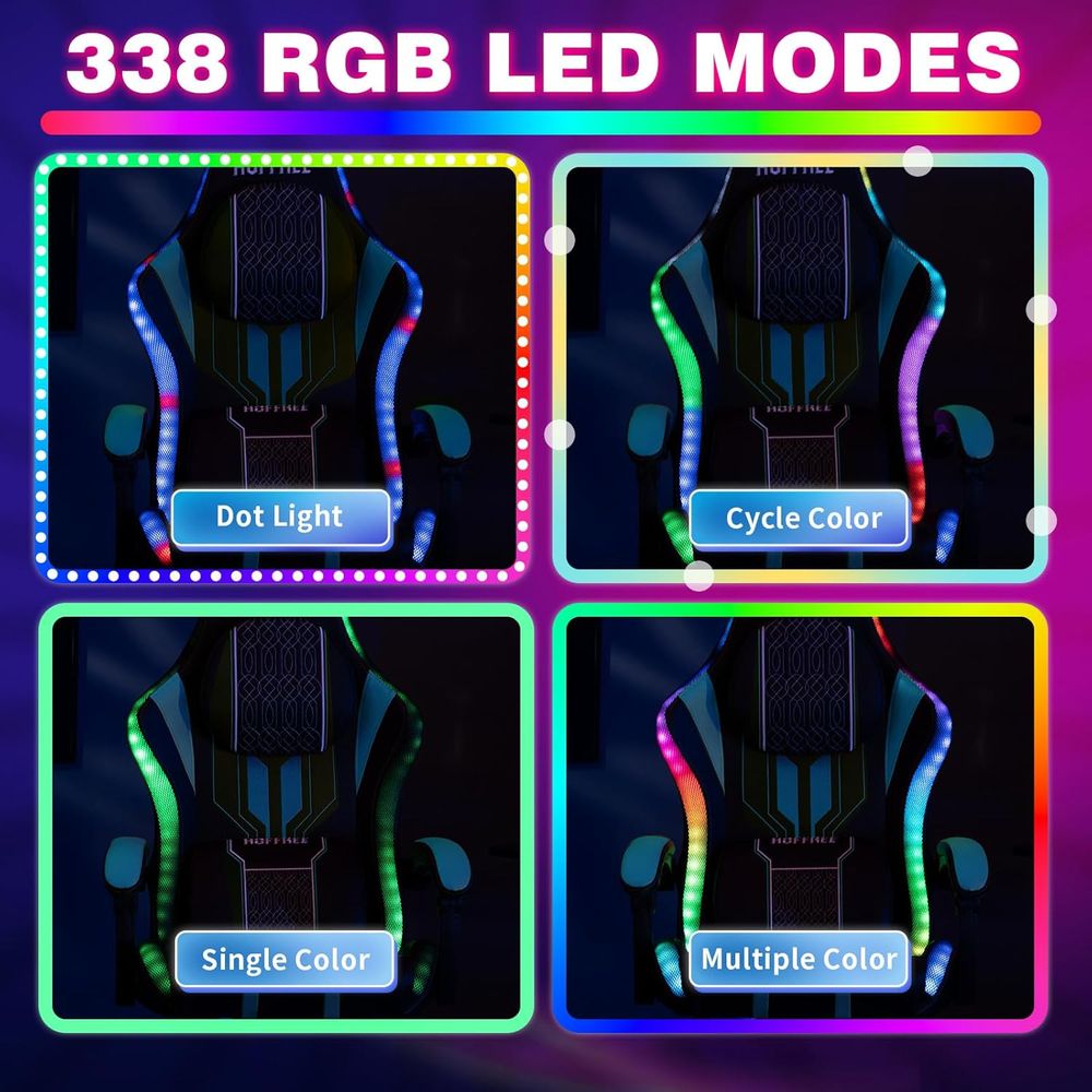Silla Gamer con Luces LED, Alt - Massage reseña y precio