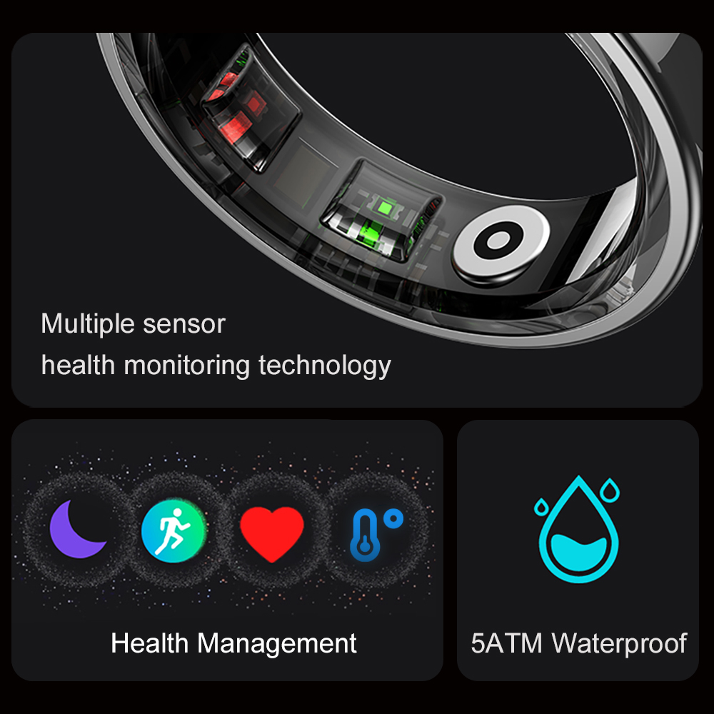 Anillo inteligente COLMI R09 2 - Health Monitors reseña y precio