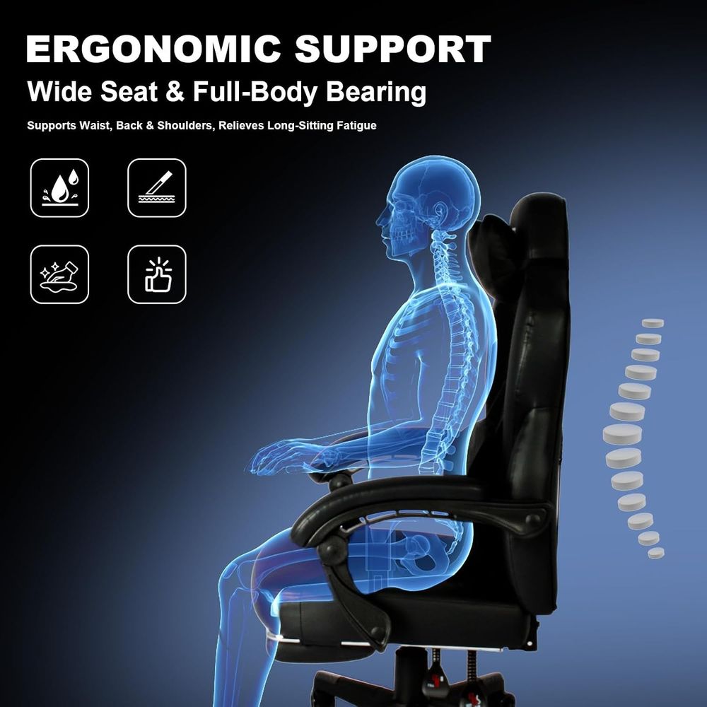 Silla Gaming PRO, Sillas Ergon - Massage reseña y precio