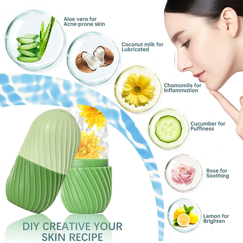 【1 molde de silicona para hace - Face Ice Roller Puffiness reseña y precio